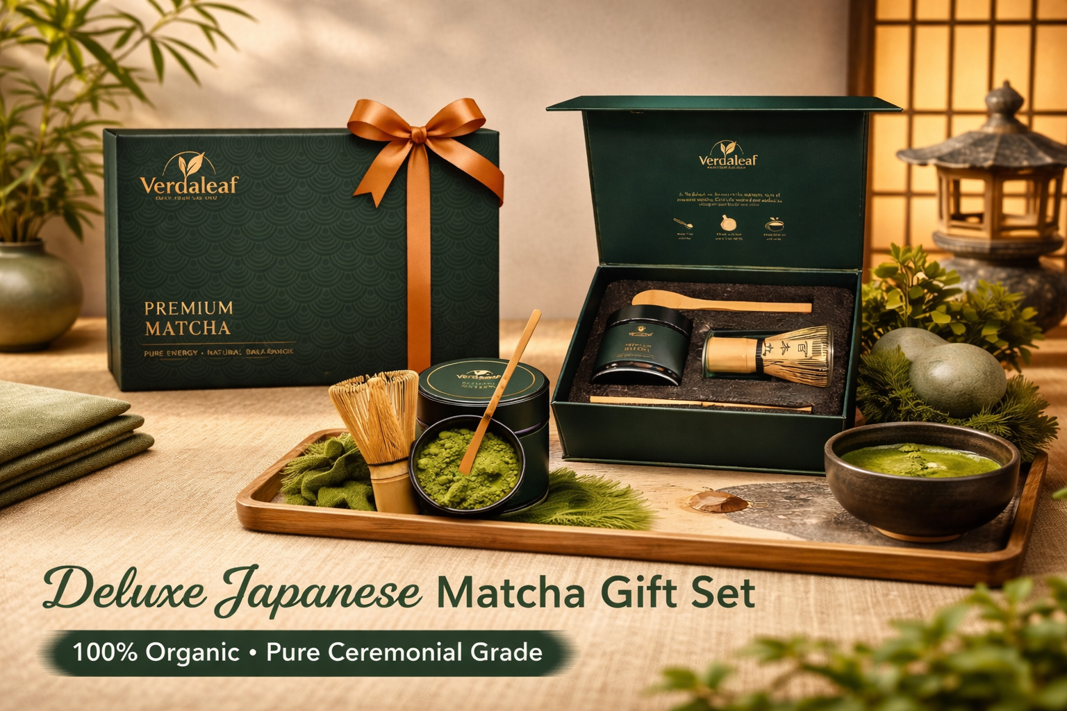 Verdaleaf Matcha Ritual Gift Set – Ceremonial Grade Japanese Matcha