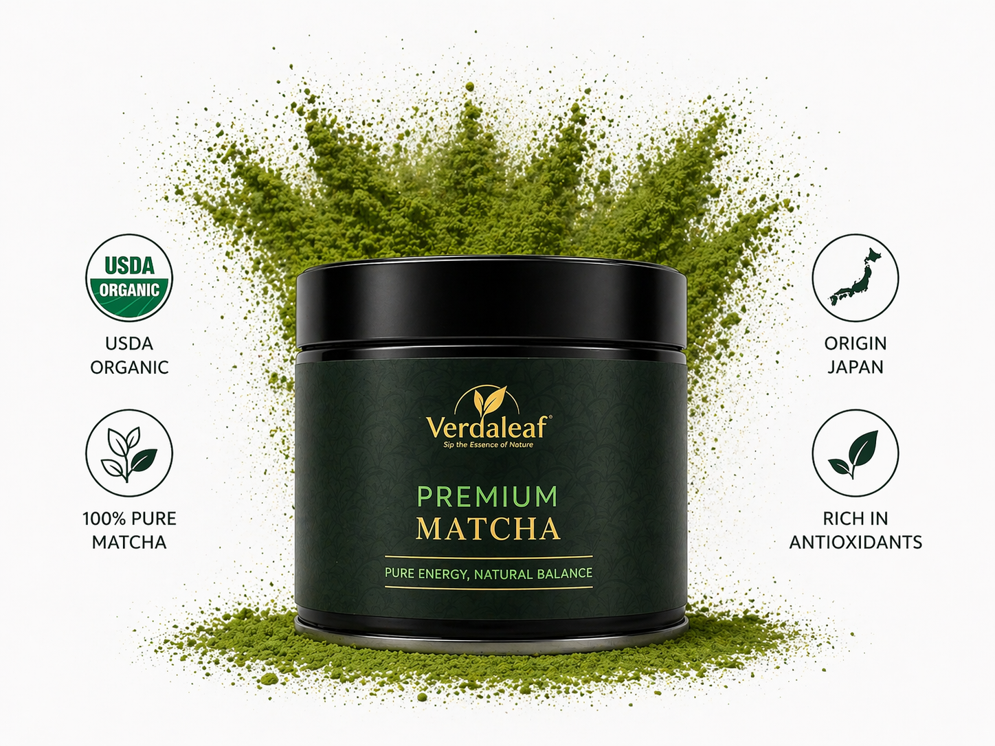 Verdaleaf Premium Ceremonial Matcha – 50g